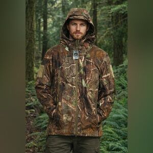 Triple Aught Design TAD Camo Hooded Tactical Performance Jacket NWT